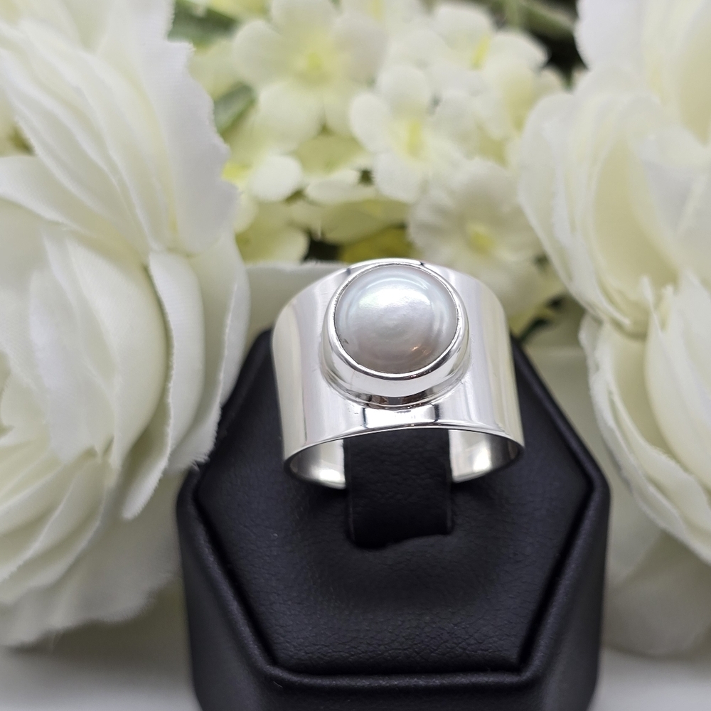 🥰 MODERN PEARL RING - Picture 9 of 10